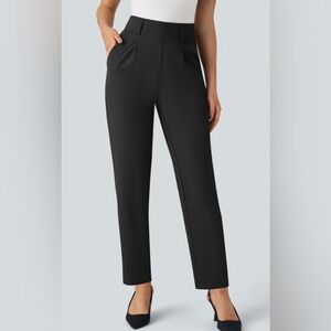 High waisted tapered work pants (trousers)